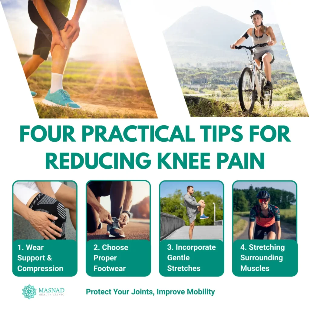 Four Practical Tips for Reducing Knee Pain