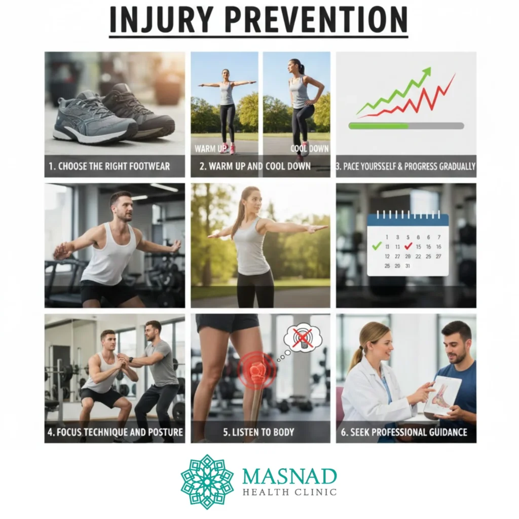 Tips for Avoiding Injuries While Exercising