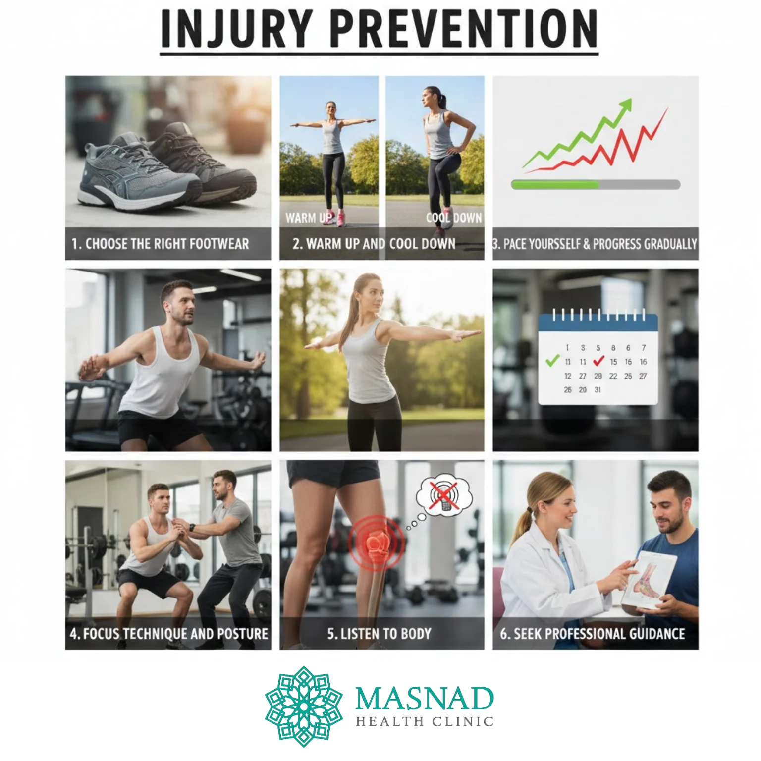 Tips for Avoiding Injuries While Exercising