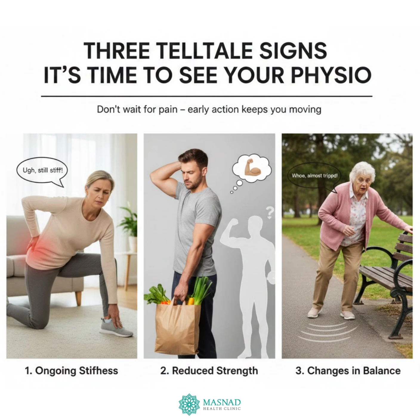 Three Telltale Signs It’s Time to See Your Physio