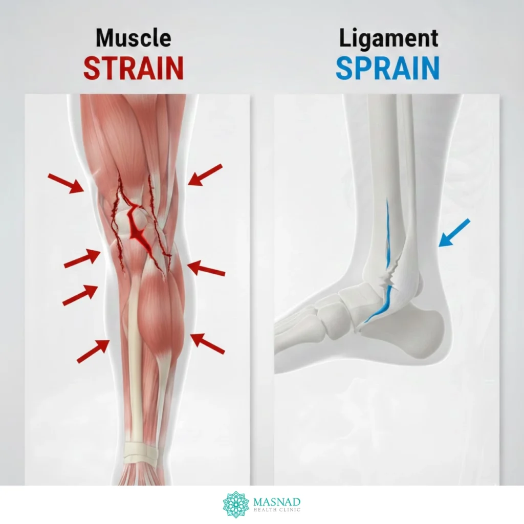 Strains vs Sprains: What’s the Difference?