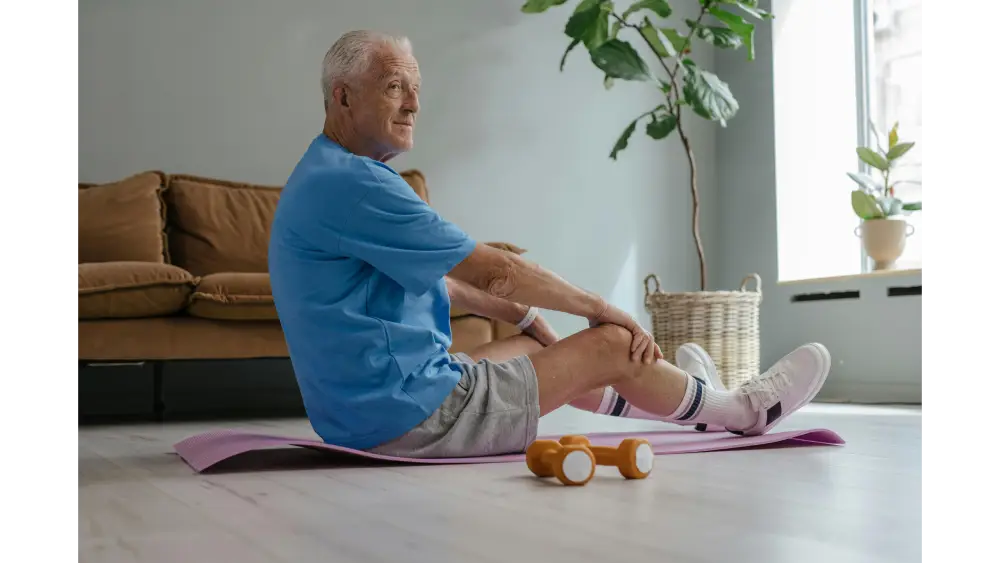 Older adult balance training during physiotherapy in Lakemba